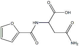4-amino-2-(2-furoylamino)-4-oxobutanoic acid Structure