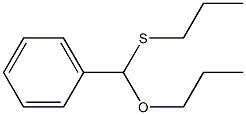 Benzaldehydedipropylthioacetal Structure