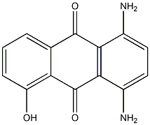1-Hydroxy-5,8-diaminoanthraquinone Structure