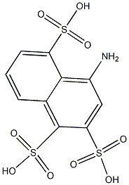 4-Amino-1,2,5-naphthalenetrisulfonic acid Structure