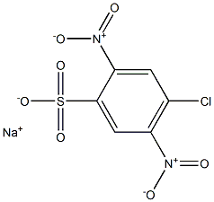 4-Chloro-2,5-dinitrobenzenesulfonic acid sodium salt Structure
