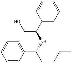 (2R)-2-[[(1R)-1-(Phenyl)pentyl]amino]-2-phenylethanol Structure