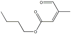 3-Formyl crotonic acid butyl ester Structure