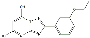 2-(3-ETHOXYPHENYL)[1,2,4]TRIAZOLO[1,5-A]PYRIMIDINE-5,7-DIOL Structure