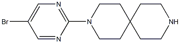 3-(5-BROMOPYRIMIDIN-2-YL)-3,9-DIAZASPIRO [5.5]UNDECANE Structure
