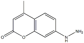 7-hydrazinyl-4-methyl-2H-chromen-2-one Structure