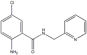 2-amino-5-chloro-N-(pyridin-2-ylmethyl)benzamide Structure