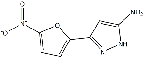 3-(5-nitro-2-furyl)-1H-pyrazol-5-amine Structure