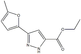 Ethyl 3-(5-methylfuran-2-yl)-1H-pyrazole-5-carboxylate ,97% Structure