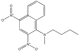 1-(Methylbutylamino)-2,4-dinitronaphthalene Structure