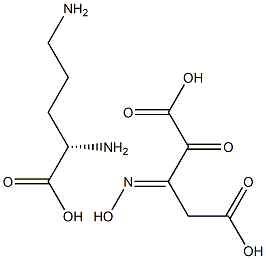 Ornithine oxime-ketoglutaric acid Structure