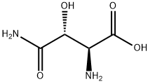 (2S,3R)-3-Hydroxyasparagine Structure