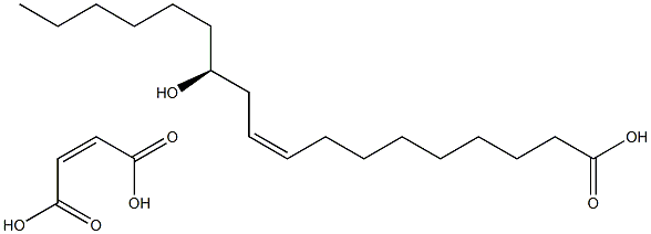Maleic acid ricinoleate Structure