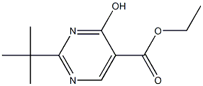 ethyl 2-tert-butyl-4-hydroxypyrimidine-5-carboxylate Structure