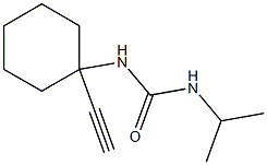 N-(1-ethynylcyclohexyl)-N'-isopropylurea Structure