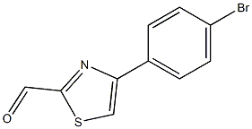4-(4-BROMO-PHENYL)-THIAZOLE-2-CARBALDEHYDE Structure
