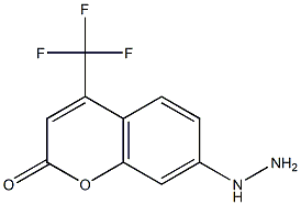 4-(trifluoromethyl)-7-hydrazinyl-2H-chromen-2-one Structure