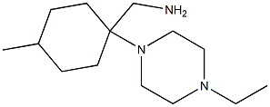 [1-(4-ethylpiperazin-1-yl)-4-methylcyclohexyl]methylamine Structure