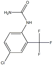 [4-chloro-2-(trifluoromethyl)phenyl]urea Structure