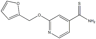 2-(2-furylmethoxy)pyridine-4-carbothioamide Structure