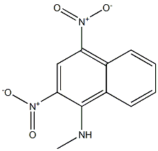 1-Methylamino-2,4-dinitronaphthalene Structure