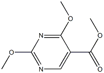 2,4-Dimethoxypyrimidine-5-carboxylic acid methyl ester Structure