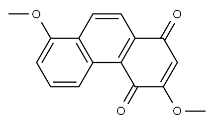 3,8-DIMETHOXY-1,4-PHENANTHRENEQUINONE Structure
