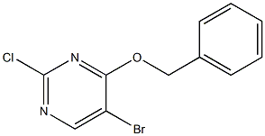 4-(BENZYLOXY)-5-BROMO-2-CHLOROPYRIMIDINE ,98% Structure