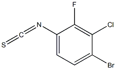 4-BROMO-3-CHLORO-2-FLUOROPHENYL ISOTHIOCYANATE 97% Structure