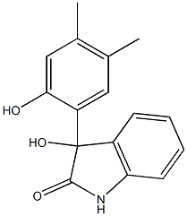 3-hydroxy-3-(2-hydroxy-4,5-dimethylphenyl)-1,3-dihydro-2H-indol-2-one Structure