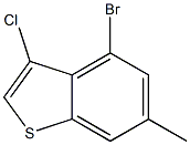 4-bromo-3-chloro-6-methylbenzo[b]thiophene Structure