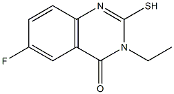 3-ethyl-6-fluoro-2-mercaptoquinazolin-4(3H)-one Structure