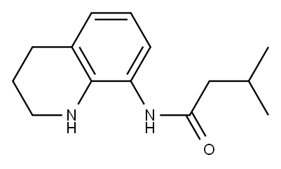 3-methyl-N-(1,2,3,4-tetrahydroquinolin-8-yl)butanamide Structure
