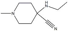 4-(ethylamino)-1-methylpiperidine-4-carbonitrile Structure