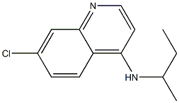 N-(butan-2-yl)-7-chloroquinolin-4-amine Structure
