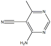 4-Amino-6-methylpyrimidine-5-carbonitrile ,97% Structure