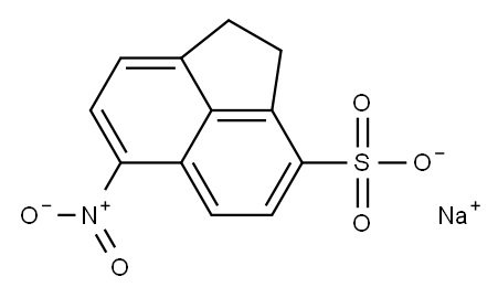 6-Nitroacenaphthene-3-sulfonic acid sodium salt Structure