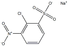 2-Chloro-3-nitrobenzenesulfonic acid sodium salt Structure
