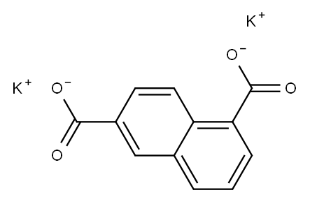 1,6-Naphthalenedicarboxylic acid dipotassium salt Structure