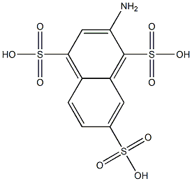 2-Amino-1,4,7-naphthalenetrisulfonic acid Structure