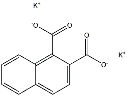 1,2-Naphthalenedicarboxylic acid dipotassium salt Structure
