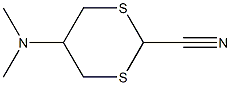 5-(Dimethylamino)-1,3-dithiane-2-carbonitrile Structure