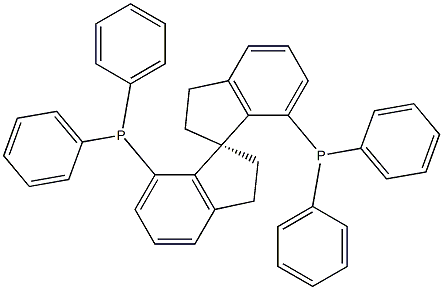 (R)-7,7'-BIS(DIPHENYLPHOSPHINO)-1,1'-SPIROBIINDANE Structure