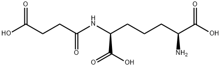 N-Succinyl-L-diaminopimelic acid Structure
