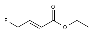 2-Butenoic acid, 4-fluoro-, ethyl ester, (2E)- Structure