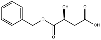 Butanedioic acid, 2-hydroxy-, 1-(phenylmethyl) ester, (2S)- Structure