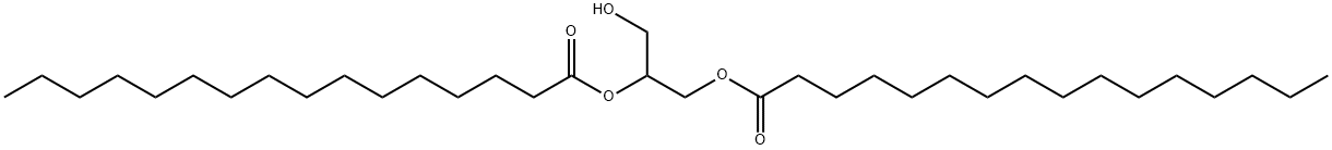 Hexadecanoic acid, 1,1'-[1-(hydroxymethyl)-1,2-ethanediyl] ester Structure