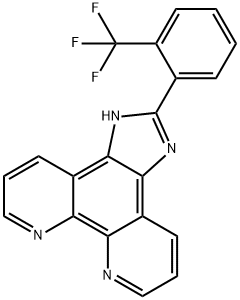 2-(2-trifluoroMethylphenyl)iMidazole[4,5f][1,10]phenanthroline Structure