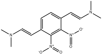 Ethenamine, 2,2'-(2,3-dinitro-1,4-phenylene)bis[N,N-dimethyl-, (E,E)- (9CI) Structure