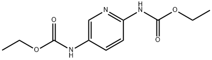 Carbamic acid, 2,5-pyridinediylbis-, diethyl ester (9CI) Structure
